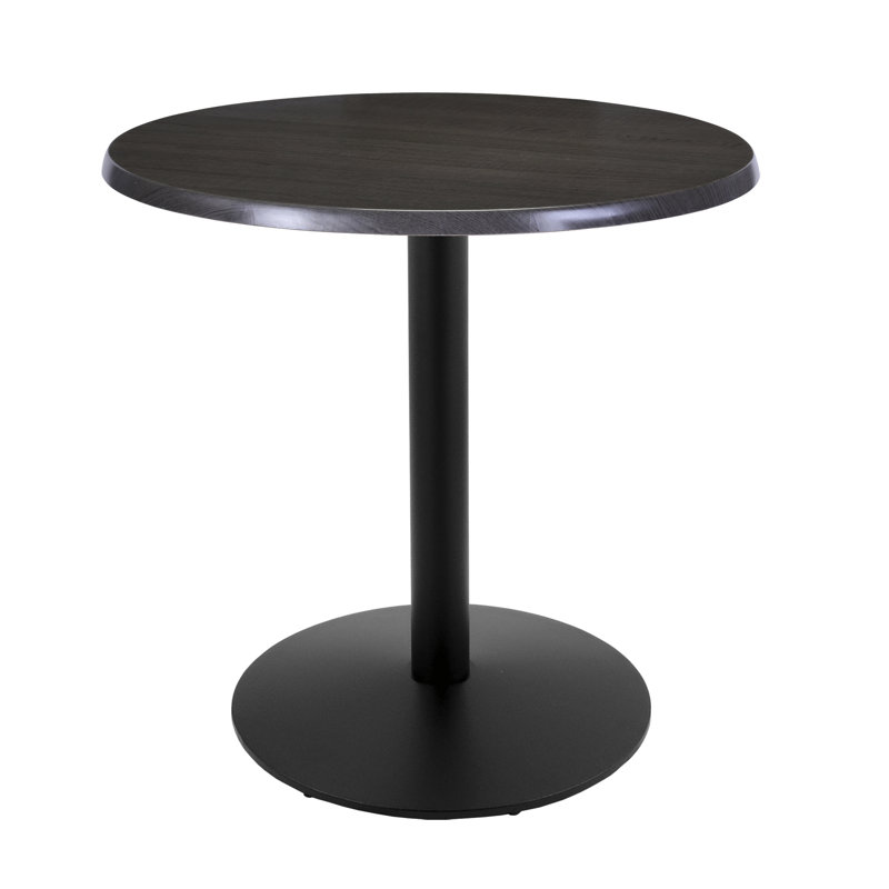 36" Tall, Indoor/Outdoor Table, Charcoal, 30" L x 30" W