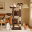 64-Inch Cat Tree With Multiple Condos And Scratching Posts-1363048878