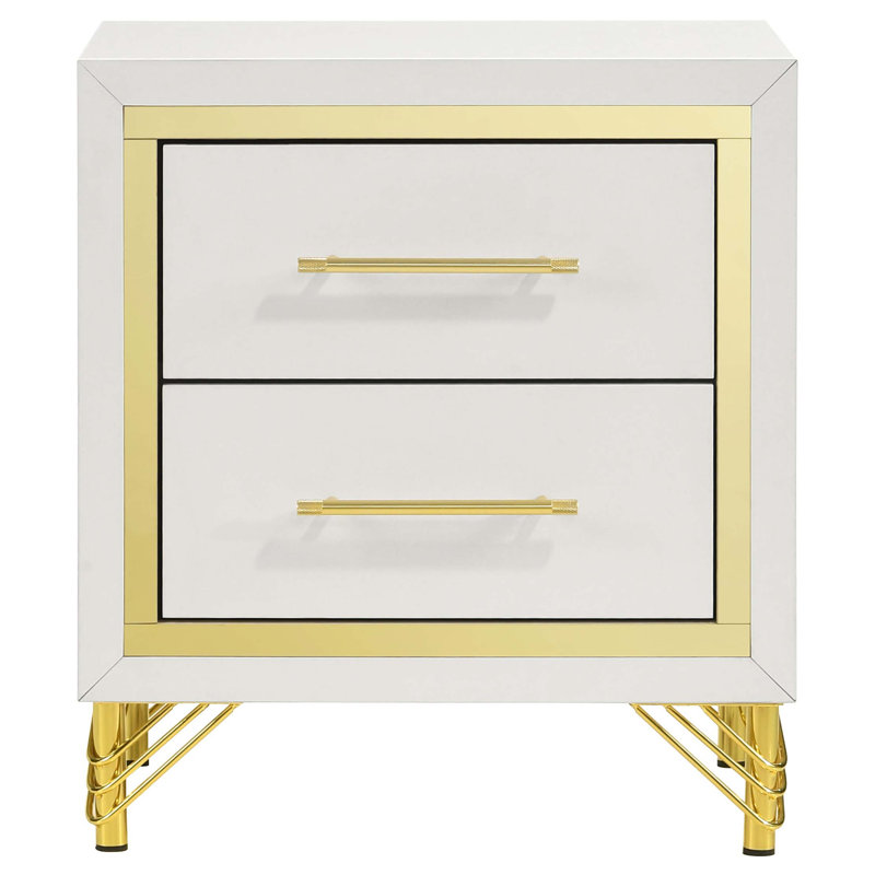 Table de chevet 2 tiroirs Chesney