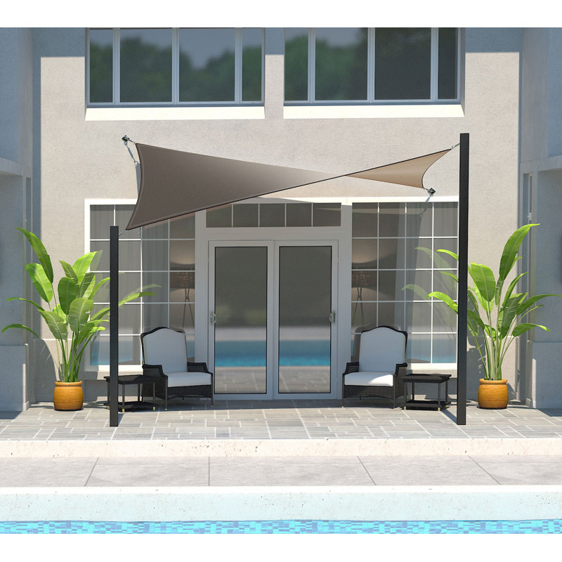 Cobblestone DualShade 12' x 8' Rectangle Outdoor Sun Sail