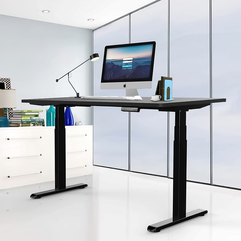 Height Adjustable Table, Black