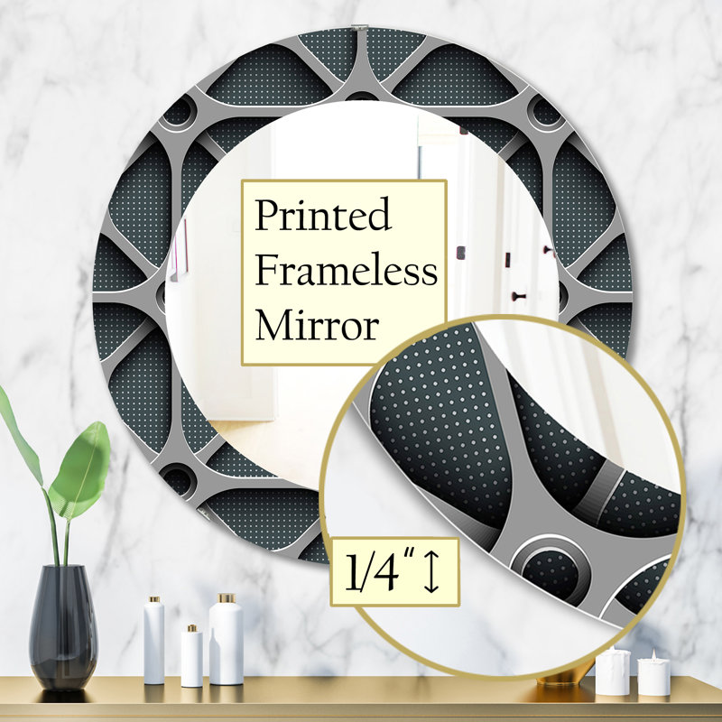 Scandinavian Mirror, 31.5" H x 31.5" W