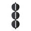 Luna 3 - Light LED Flush Mounted Sconce