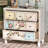Rustic Vintage Hand-Painted 3-Drawer Accent Chest
