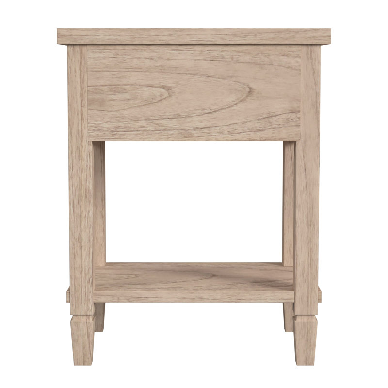 Flagstaff 1-Drawer Cane Nightstand, Desert Sand