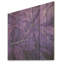 Minimaliste, veines violettes, feuillage I - feuilles, art mural sur bois de pin naturel-379968722