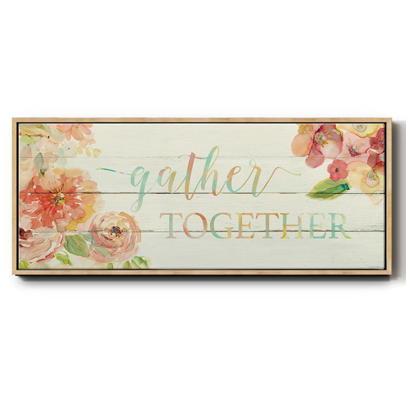 «Gather Together», toile encadrée