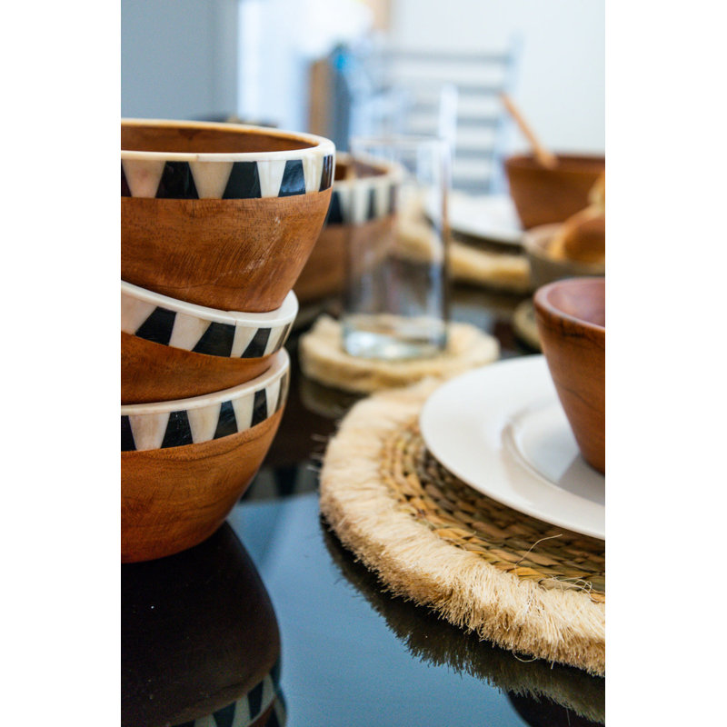 S/4 Fringe Placemats