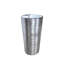 Stanley 16" Textured Silver Freestanding Pedestal Basin In Ceramic