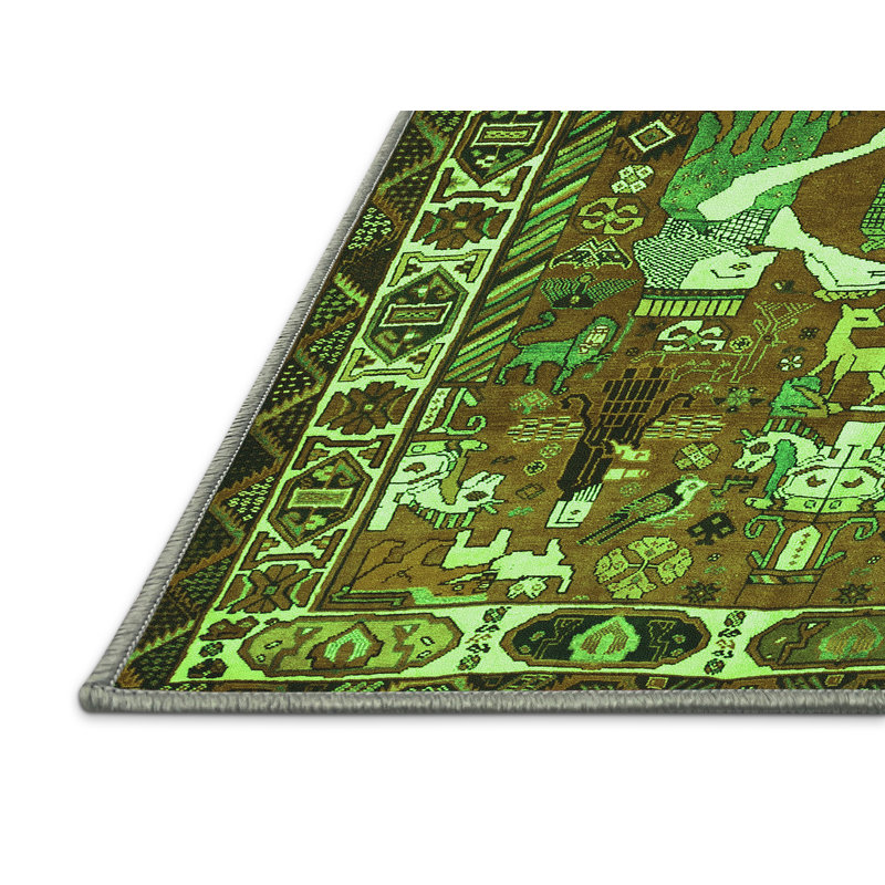 Performance Toile Indoor Rug, Rectangle 2' x 3'