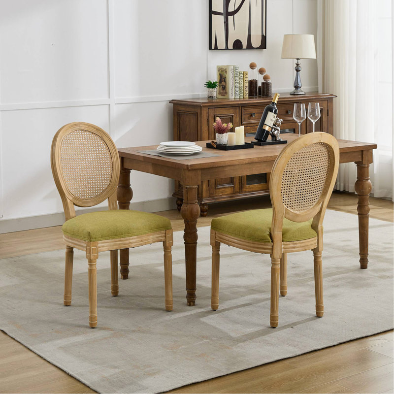 Chaise de salle à manger A&A Furniture, Olive Green