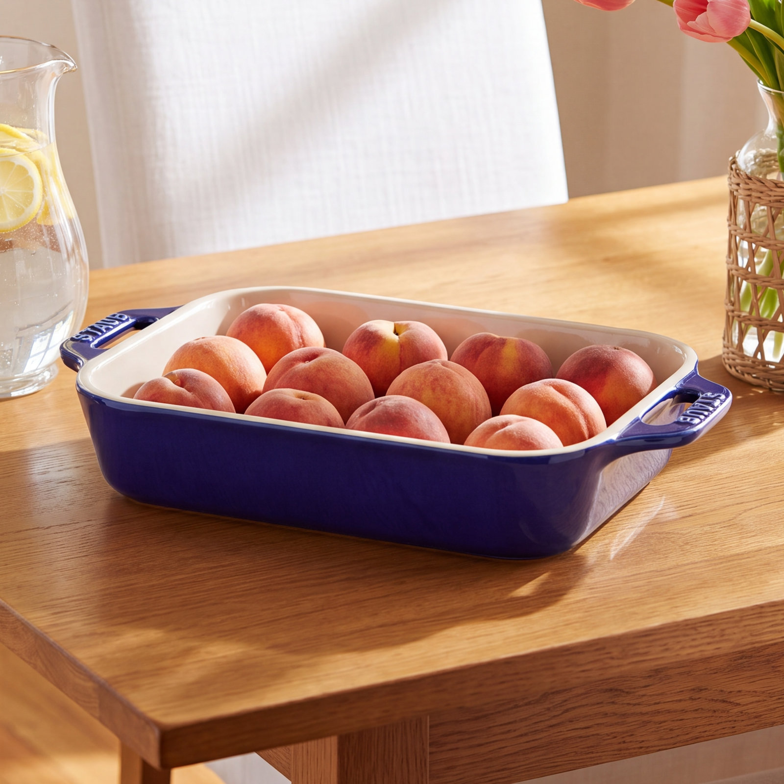 Staub 6" Rectangular Baking Dish, Cherry