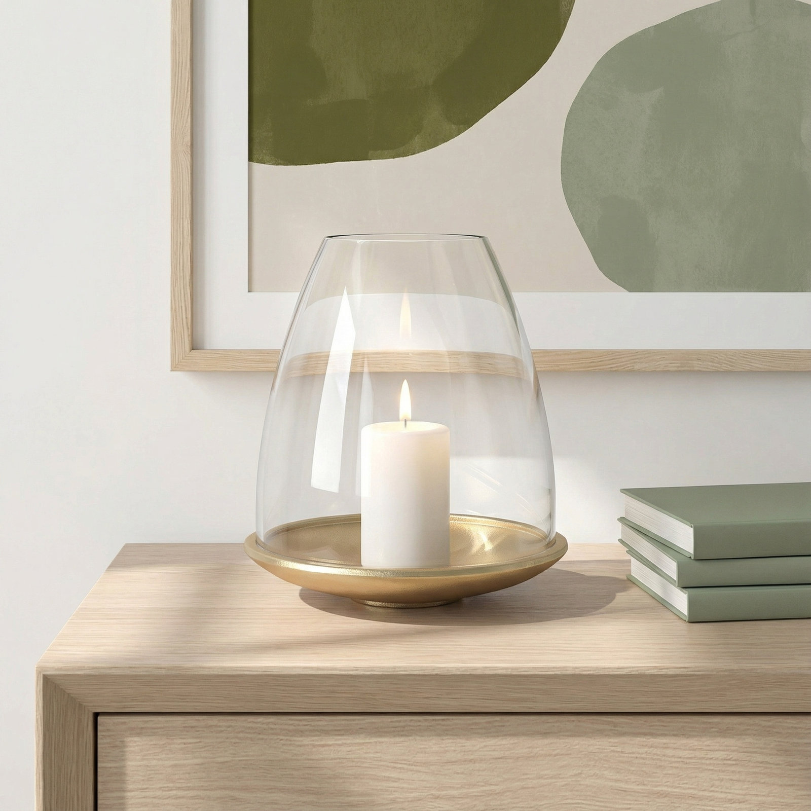 Barrow Hurricane Candle Holder, 12" H x 10" W x 10" D 