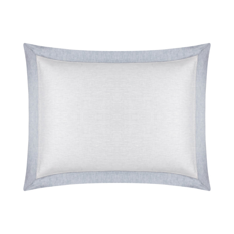 Seychelles 100% Linen Sham, Euro, Coast