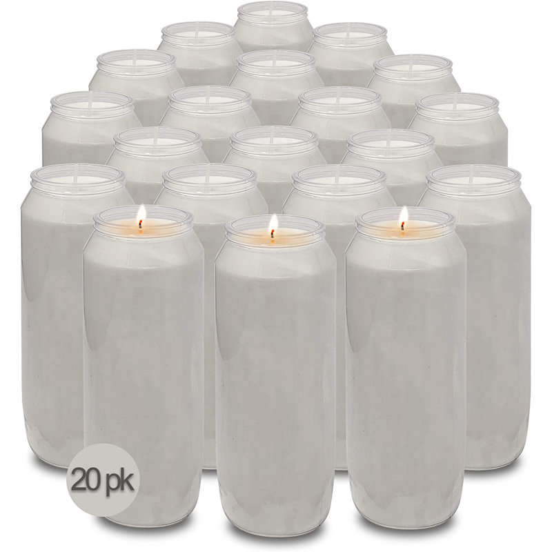 Bougie pilier Symple Stuff, Paquet de 20, H 6 po x l 2,6 po x P 2,6 po