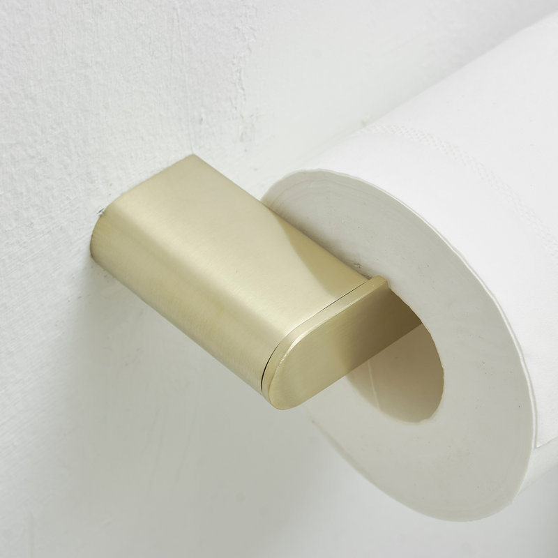 1 5 - Piece Bathroom Hardware Set, Brushed Gold