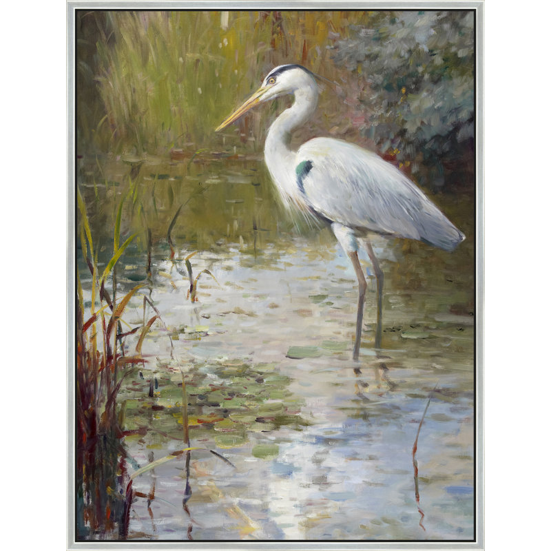 Birds, Silver, 50" H x 74" W