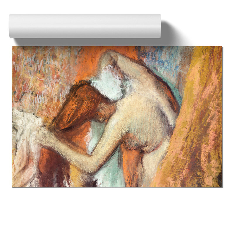Nude Woman Vol.4 by Edgar Degas - No Frame Painting, 42cm H x 59cm W x 0.1cm D