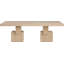 Table de salle à manger rectangulaire L 96 po x l 48 po Anzio-100553306