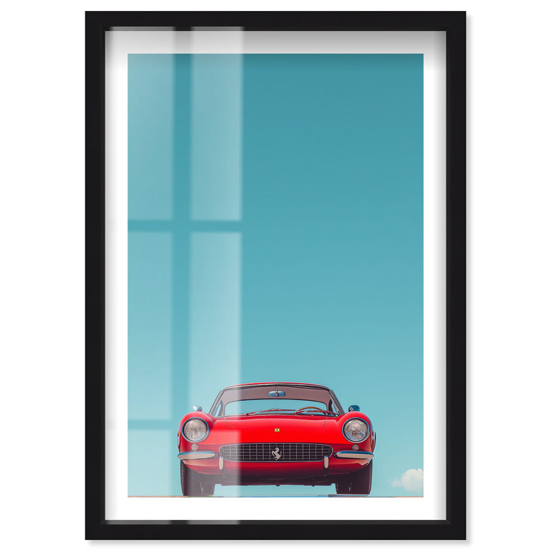 «Timeless Drive (III) Shadowbox» par Notoriart, H 55 po x l 37 po, Noir