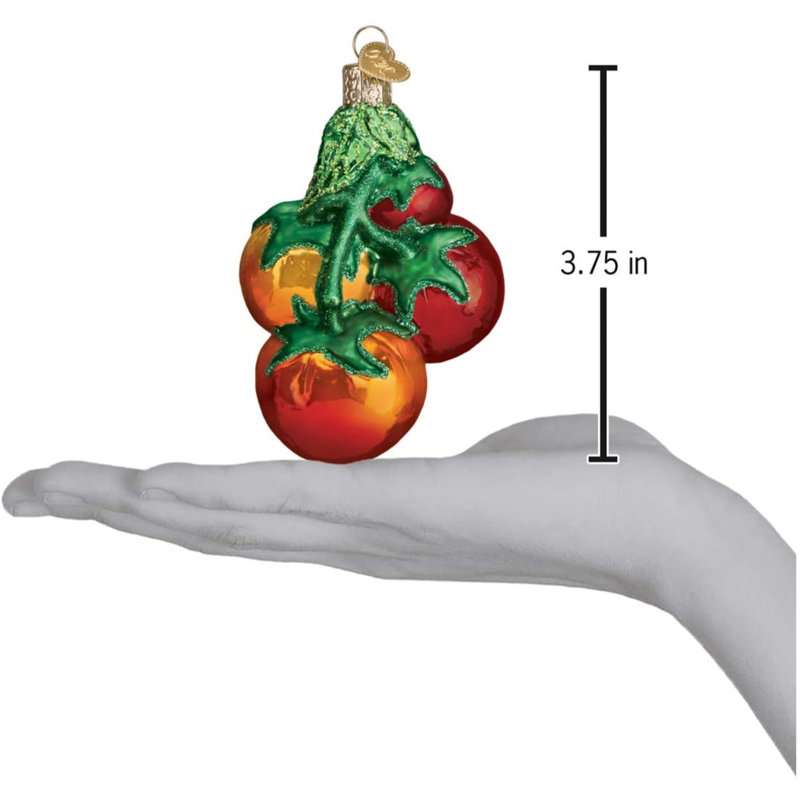 Ornement figurine suspendue tomates sur la vigne