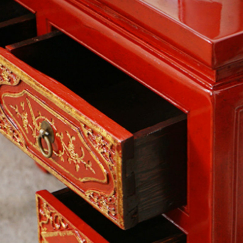 Commode simple simple rouge