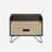 Fienley 1-Drawer Nightstand in Oak/Black