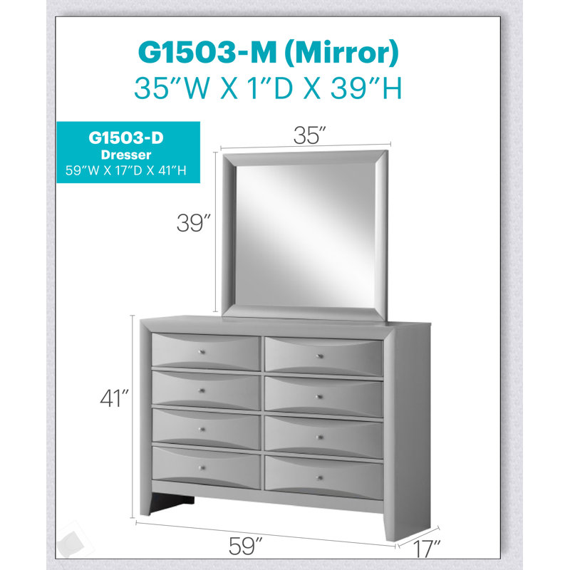 Commode G1503-D Marilla, Champagne