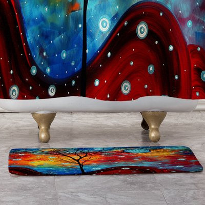 Tapis pour salle de bain summer snow