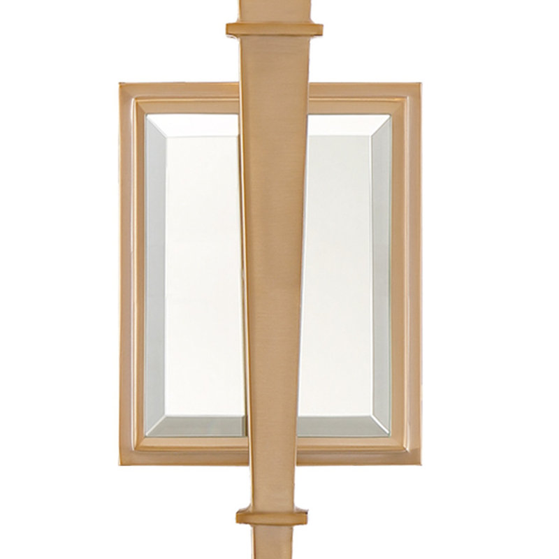 Alezia Armed Sconce, Aged Brass