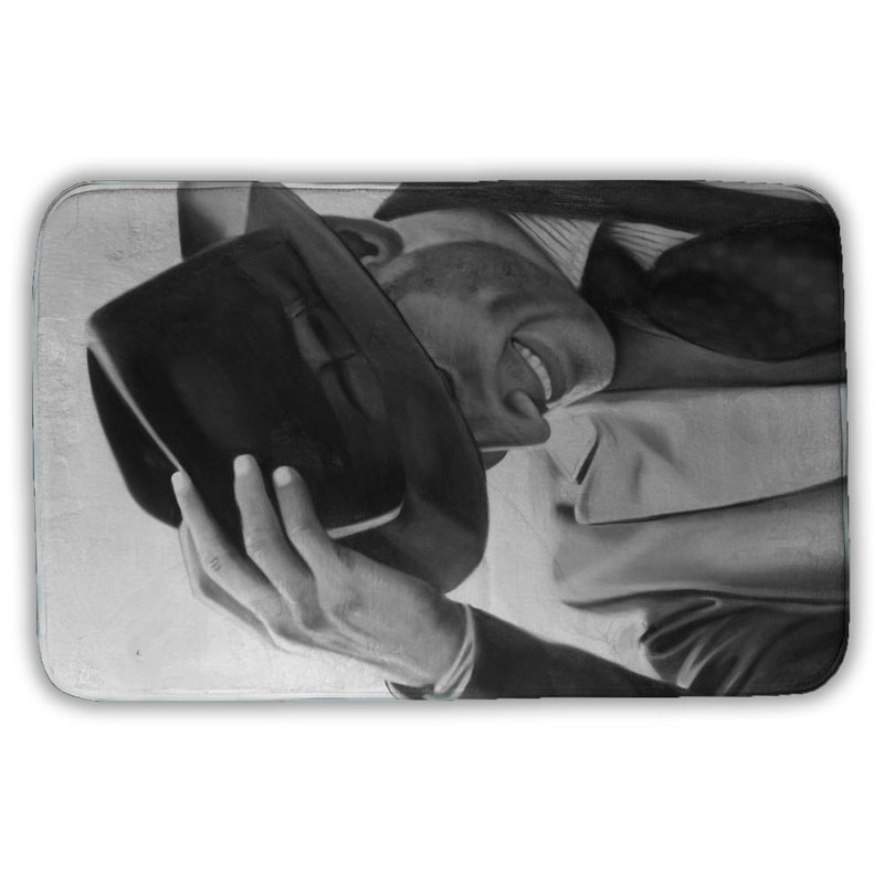 Well-dressed man Bath Mat with Non-Slip Backing - Quick Dry Memory Foam Bathroom Rug - Absorbent - Modern Plush Spa-Style - Machine Washable