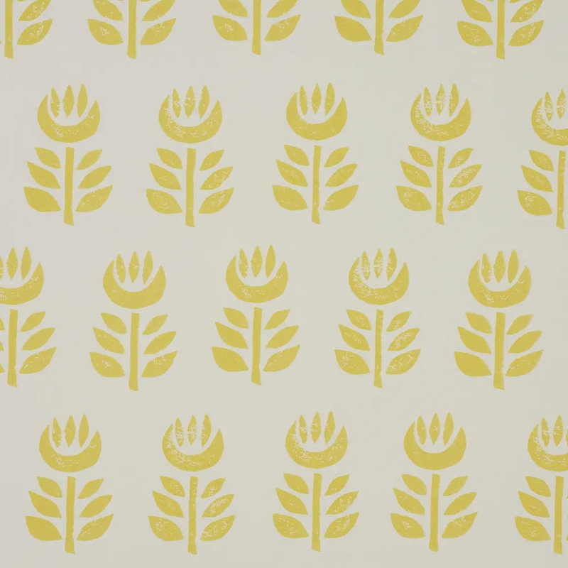 Rosenborg Wallpaper, Yellow