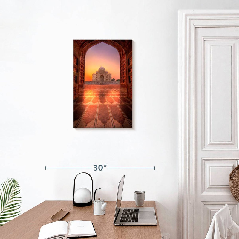 Aime Taj Mahal au lever du soleil, H 24 po x l 16 po