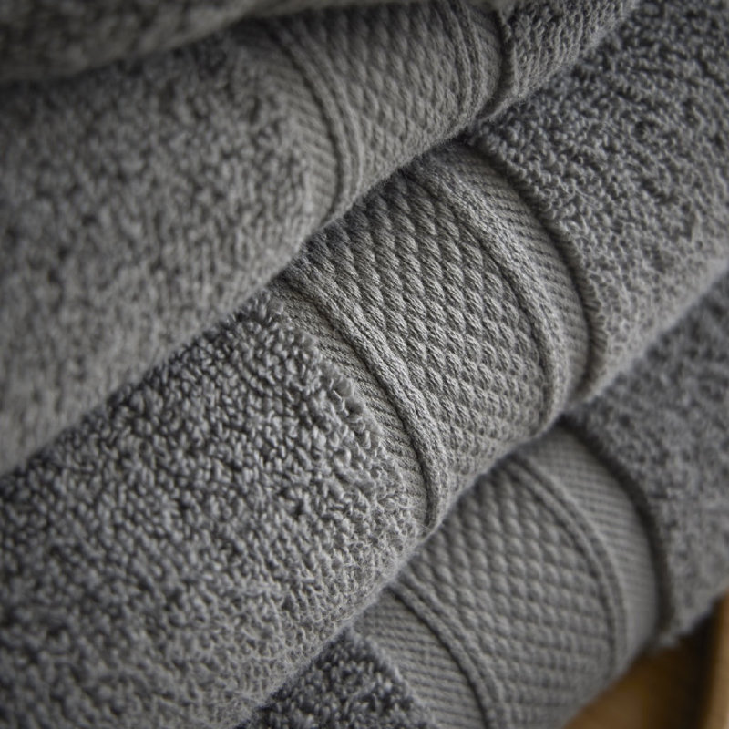 Luxury Zero Twist 100% Cotton Bath Sheet, Charcoal