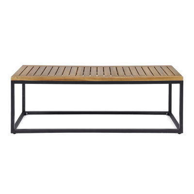 BANC EN BOIS ET MÉTAL JECO INDUSTRIAL