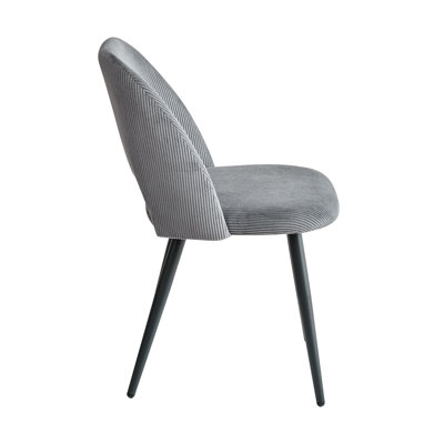 43.5cm H Upholstered Metal Parsons Chair