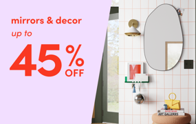 mirror & decor clearance