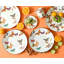 10 Inch Enamel Dinner Plate, Decorative Dinnerware Plate, (Butterfly)-199378627-199378626