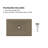 CASAINC Maple 18.5'' Concrete Rectangular Bathroom Sink-86669215