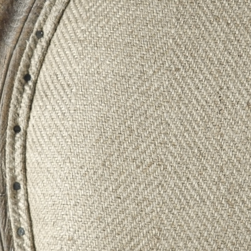 Asta Upholstered 61.5'' Settee, Brown Linen