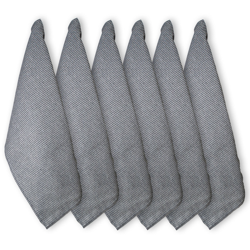 Cotton Dish Cloth Kitchen Towel, Black-White