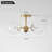 Tranecia Glass Semi Flush Mount