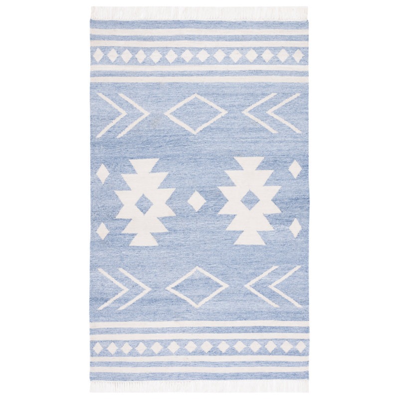 Tapis en polypropylène à tissage plat Almaree, Rectangle 6 pi x 9 pi