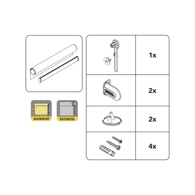 Semi Sheer Roll-Up Blind