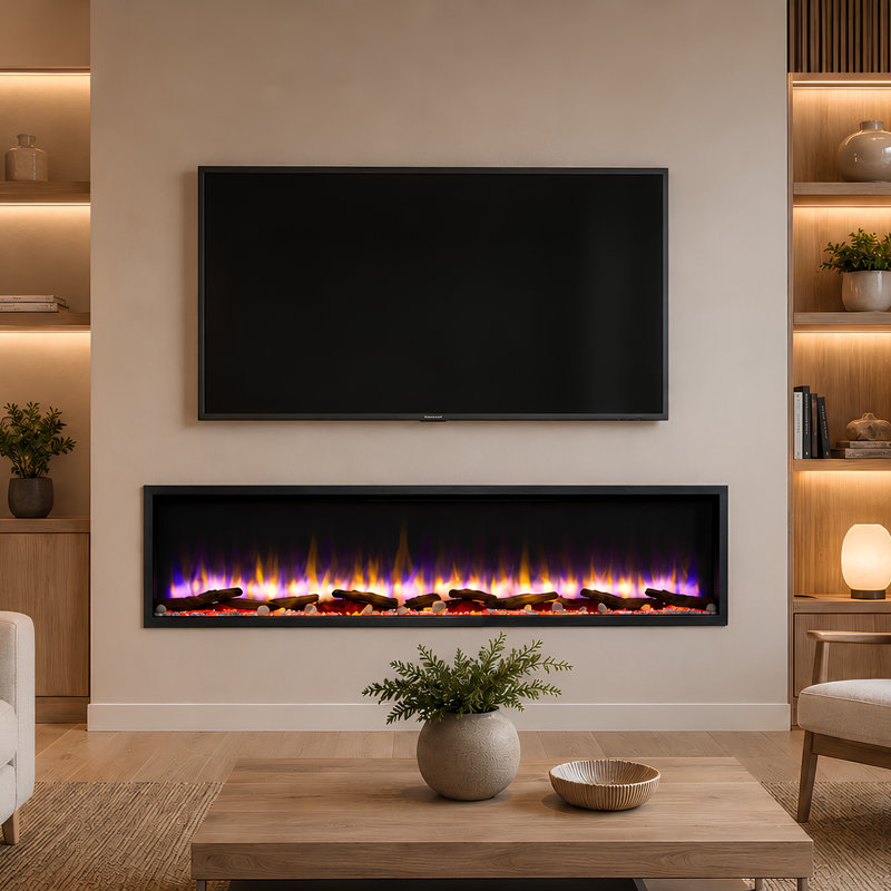 New Hawnby Media Wall Fireplace