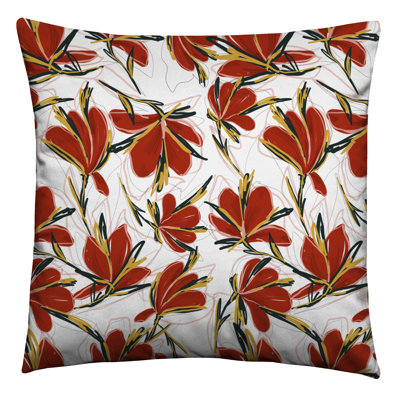 Amani Floral Square Cushion
