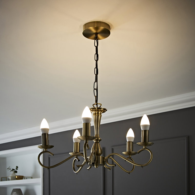 Laureano 5 - Light Candle Style Chandelier