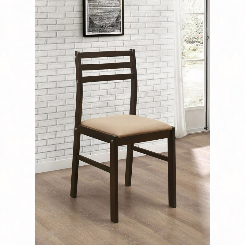 3-Piece Dining Set With Drop Leaf, Cappuccino