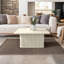 Table basse carrée cannelée 31,5 po Aurel-1352246300