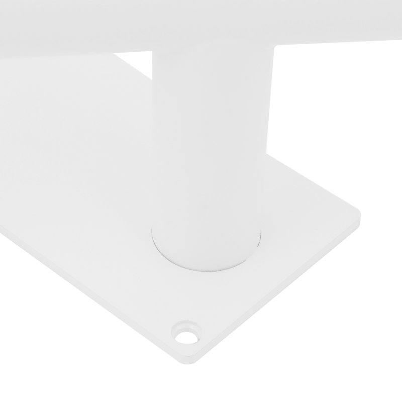 Oval-Shaped Wall Mounted Handrail, White